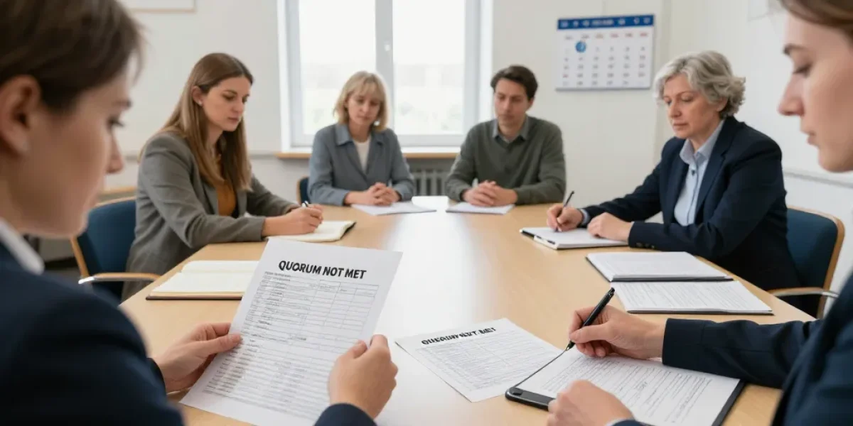 assemblée générale association quorum non atteint
