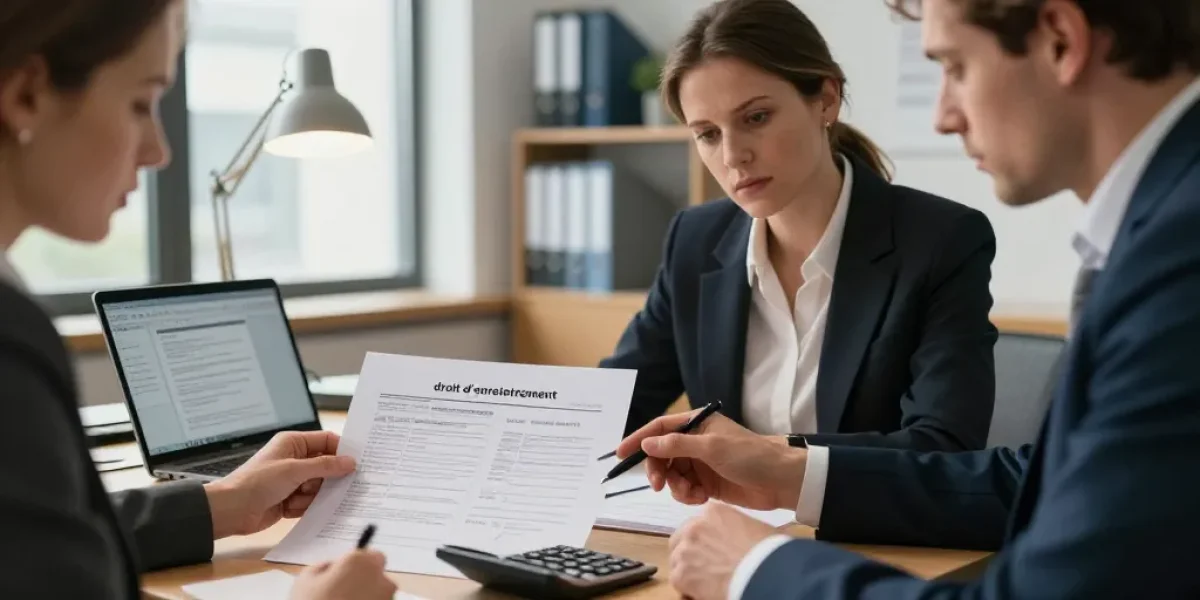 comptabilisation droit d'enregistrement