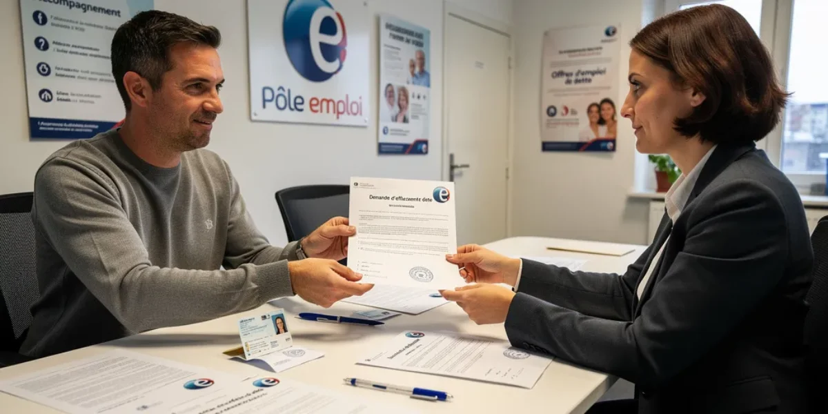demande d effacement de dette pole emploi